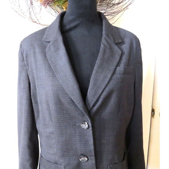 Banana Republic Jackets & Blazers - Banana Republic Women's Blazer Size 12  Charcoal Gray